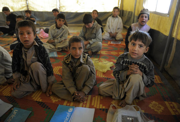 Children in UNICEF centre
