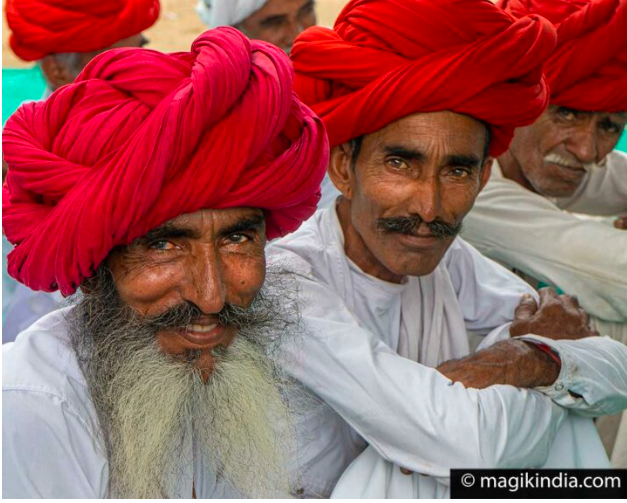 Rabari elder with long beard