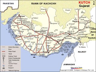 Gujarat Rabari map